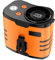 WAFTING Ventilador de cintura portátil: batería de alta capacidad de 10000 mAh, 10 ajustes de velocidad ajustables, iluminación LED, carga tipo C (Naranja)