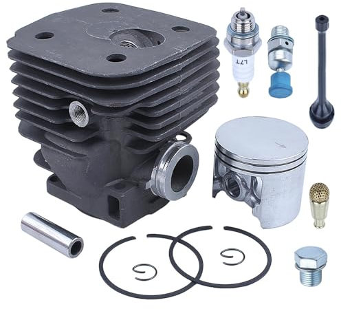 LAVAS Kit cilindro pistone da 56 mm for motosega Husqvarna 395 395XP Sostituisci 503993971 W Filtro linea olio Valvola di decompressione Candela