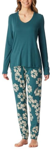 Schiesser Damen Schlafanzug lang Interlock - Modern Nightwear