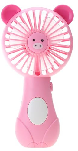 Wdbild Ventilateur portatif à piles AA avec oreilles pour la maison, le bureau, les voyages, l'extérieur et le camping
