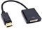 JZK DisplayPort a DVI Adattatore, connettore convertitore DP maschio a DVI femmina placcato in oro per monitor, proiettore, computer, per Lenovo, per Dell, per HP