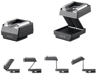 Godox FS-R Adattatore Slitta Flash, Riser Flash per Godox IM30 IM20 IM22, altezza 30 mm senza bordi oscurati, inclinazione regolabile per luce rimbalzata (No TTL/No HSS)