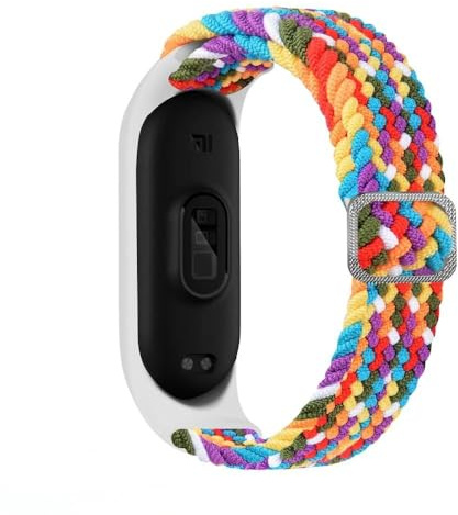 GoodZwetch Bracelet de rechange tressé compatible avec Xiaomi Mi Band 7/6/5/Smart Band 4/Band 3/NFC/Amazfit Band 5 - Accessoire de bracelet de montre en nylon souple pour homme et femme