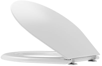 VIGOUR WC-Sitz clivia plus für Stand -WCs mit Scharnierwelle weiss | CLPSSI