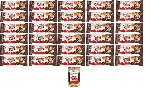 Italian Gourmet Kinder Bueno Dark barretta cioccolato 30 x 43g | Ripieno alla nocciola, Zartbitterhülle und cremige Füllung, ideale Box für Büro und Schule, Gesamtnettogewicht 86 g