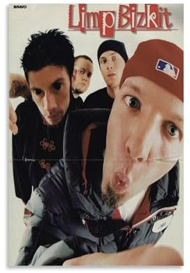SXNRVM Limp Bizkit Moderner, hochauflösender Druck, Multi-Szene, Heimdekoration, für wasserdichte Wandgemälde in Wohnzimmer, Schlafzimmer, Büros und Badezimmer, 30 x 45 cm, ungerahmter Stil
