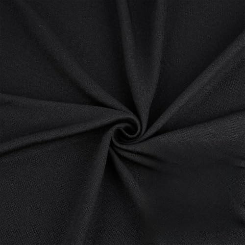 BENECREAT 175x100cm/68.9x39.4 Inch Speaker Grill Cloth Fabric, Stereo Grill Cloth Replacement for Home Stage Audio Speakers and Vintage Carpet Subwoofer Repair, Black