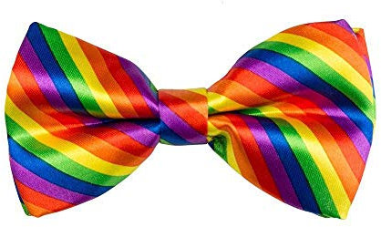 Boland - Glitzer Fliege, Größe ca. 13 cm, Gummiband, schmale Ausführung, Karneval, Mottoparty