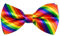 Boland - Glitzer Fliege, Größe ca. 13 cm, Gummiband, schmale Ausführung, Karneval, Mottoparty