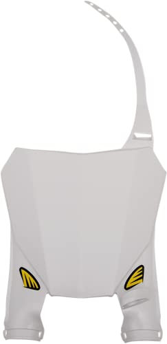 Cycra Stadium Number Plate - White Motorcycle Accessories 1CYC121142