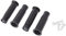 MICEL Patas para Muebles Juego 4, Negro, 130-200mm