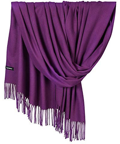 YAOMEI Unisex Damen Herren Schal Schlauchschal, 2018Winter Feinstrick Halstücher Stolen Umschlagtücher Schal Warmes Halstuch (78.74 * 27.56 Zoll (200cm * 70cm), Lila)