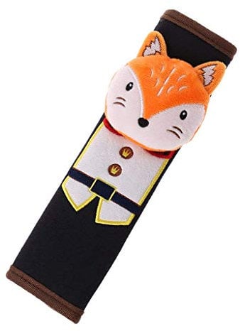 Happy Cherry Auto Sicherheits Schulterpolster Gurtschoner Abnehmbar Cartoon Autositze Gurtpolster Schlafkissen