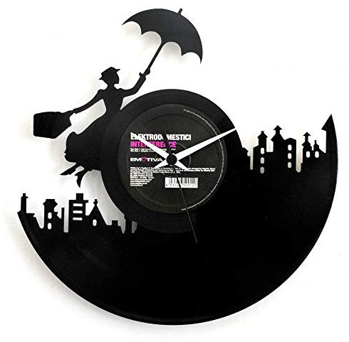 Orologi in vinile Mary Poppins orologio cameretta regalo mary poppins orologio ragazze idea regalo cameretta
