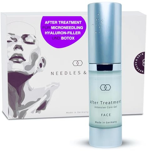 Needles & Skin After Treatment Intensive Care | Weltweit erste Nachpflege für Microneedling, Botox & Hyaluronsäure | 15ml Gel Serum | Made in Germany | Für alle Hauttypen