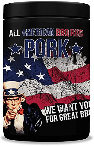 Royal Spice All American BBQ Pork Rub 350 g – Trockenmarinade für perfektes Pulled Pork – Authentisches BBQ Gewürz mit Knoblauch, Zwiebel & Cumin – Aromatisch auch nach langen Smoker-Phasen