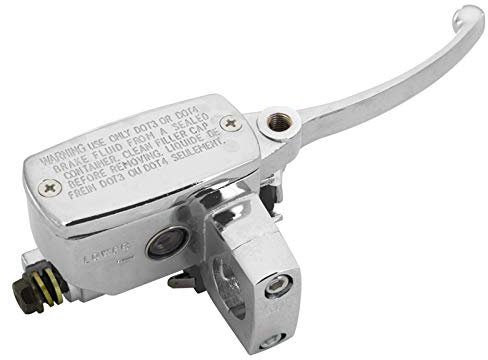 25 mm Chrom Rechts Motorrad ATV Lenker Bremse Hauptzylinder Kupplungshebel