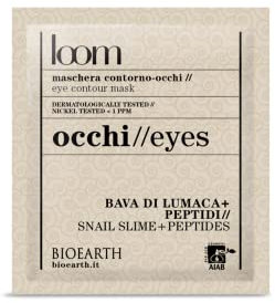 Bioearth Loom Masque contour des yeux Bave d'escargot + peptides
