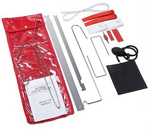 Universal 12X Car Door Open UNLOCK Tool Kit Key Lost Lock Out Vehicle Auto Emergency Tool Set, Long Reach Grabber, Air Wedge Pump, Non-marring Wedges,Pry Tool, Carrying Case Bag