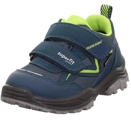 Superfit Jungen Jupiter Gore-Tex Sneaker, BLAU/HELLGRÜN 8000