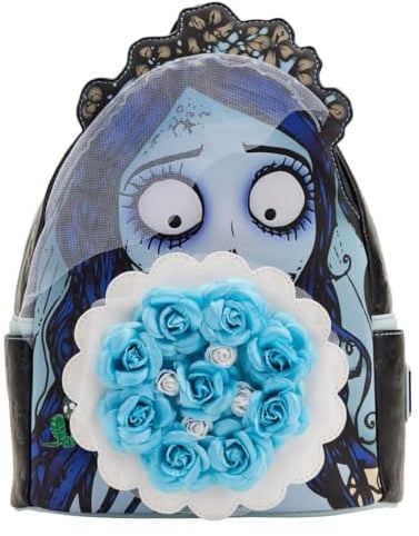 Loungefly Corpse Bride Emily Bouquet Mini Mochila, Cadáver Ramo de Novia Unisex Adulto, Multicolor, S