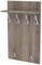 AKKE Garderobenpaneel Wandgarderobe Mit Ablage Wandpaneel Garderobe PVC Maxi Trüffel 120cm x 60 cm