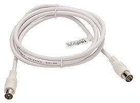 RLINE Cavo antenna bianco 2,0 m