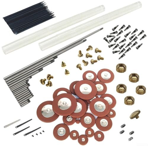 RANRAO Altsaxophon-Reparatur-Set, Schrauben, Saxophon-Feder-Set, DIY-Werkzeug, Saxophon-Pads, Schrauben, Rollen, Saxophon-Einlagen, Ersatzinstrument-Zubehör, (1511648865)