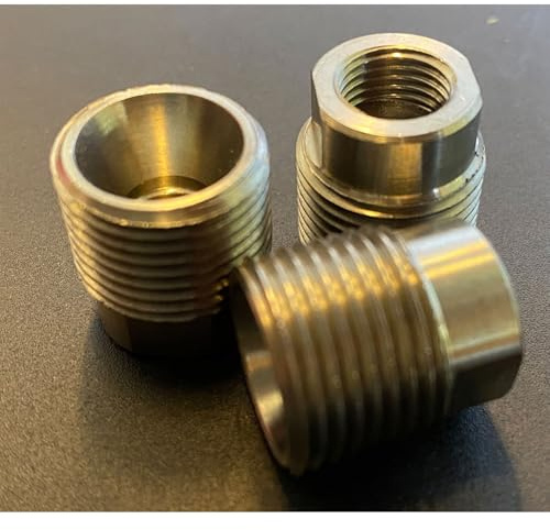 SIEVERT Übergangsnippel M10x1LH auf 3/8LH - Titanium - 152708