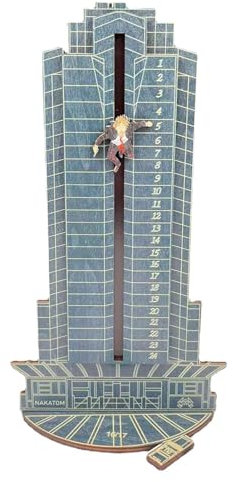 Christmas Countdown Calendar - Hans Gruber Falling Off Plaza Die Hard Count Down Calendar, Wooden Desktop Calendar Decoration For Bedroom
