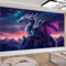 Fototapete Orientalischer Drache Bar Wall Restaurant Wohnzimmer Fototapete Tapete 400 x 280 cm Anime-Thema mit Fantasy-Tieren Tapeten Moderne Hintergrundbild Vlies-Tapete Wandtapete