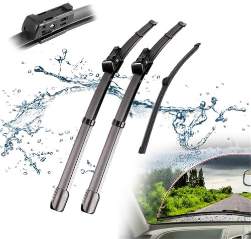 BEFZIMYL Vordere Und Hintere Wischerblätter Für A&UDI Q5 SQ5 2018 2019 2020 2021 2022 2023 S L&INE Hybrid Sportback Windschutzscheiben-Fensterzubehör 24+20+14