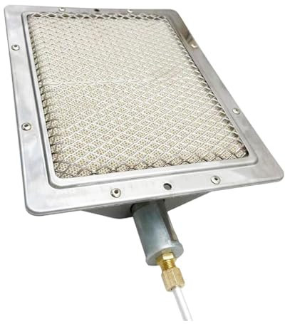 MagiDeal Oven Heater Burner Gas Heater Burner BBQ Heat Resistant Replacement Sear Burner Searing Burner for Camping Picnic Cooking