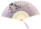 ZUWIJEQ 1 pcs Faltbare Fächer Handfächer, Chinesischen Stil Hand Fächer Mit Quasten, Bambusfächer mit Quaste, Holz Geschnitzten Bambus Handheld Faltfächer, Hand Fan Asiatische Deko für Wanddekoration