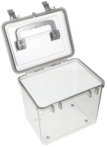 Hemobllo Portable Sundry Organizer for Camera Lens Small Dehumidifying Storage Box with Handle Durable Design for Household Use Versatile Lens Protection and Organization