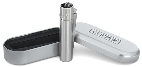 Clipper Metall Feuerzeug (Clipper Metall Silver Matt)