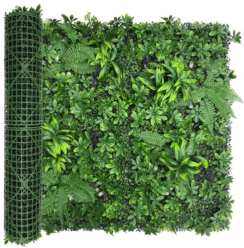 DOPGIB Artificial Boxwood Grass Wall Roll: 40x120(33.3 SQFT) UV Protected