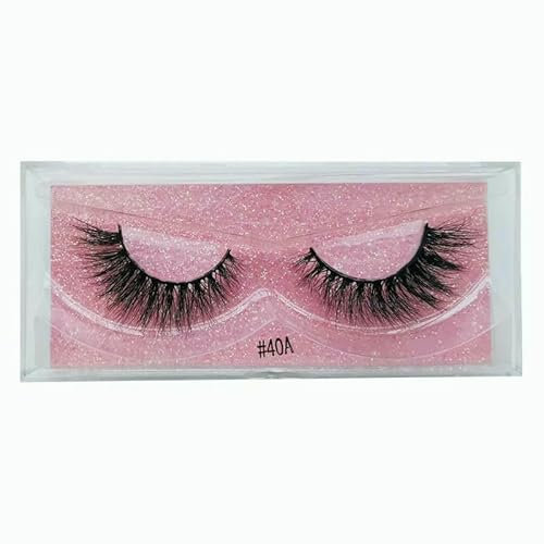 1 Paar 3D-Nerz-Wimpern, tierversuchsfrei, Make-up, falsche Wimpern, flauschig, dick, Maquiagem