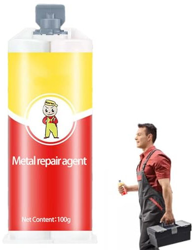 Pâte De Réparation En Métal | All-Purpose Repair Glue | Colle De Réparation Multi-usages | Colles Waterproof Sealant | Colle Puissante Haut Température Multi-usages Pour Métal, Acier, Céramique