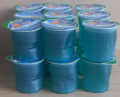 Bussi Kratzeis-Becher Waldmeister, 32 Stück à 200 ml, Erfrischendes Eis im Becher