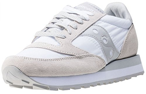 Saucony Jazz O, Scarpe da Running Unisex - Adulto, Multicolore White Grey, 37.5 EU