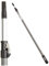 ProDec Advance Manche télescopique Super Lock Elite 1,2-2,4m robuste en fibre de verre et aluminium pour montures de rouleau, compatible avec les montures à visser et à emboîter