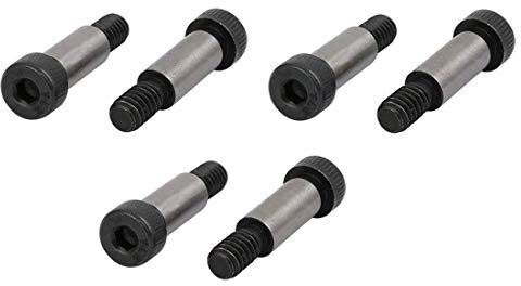 S SYDIEN 6Pcs Alloy Steel Hexagon Socket Head Shoulder Screw Bolt 5/16-inch Shoulder Dia, 3/4-inch Shoulder Length,1/4-inch-20 UNC Thread
