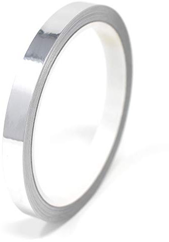 10 Meter (0,99€/Meter) Glanz Zierstreifen Auto Motorrad Boot Modellbau Silber Chrom - Finest Folia Dekorstreifen Seitenstreifen (Chrom Silber, 7mm Breite)