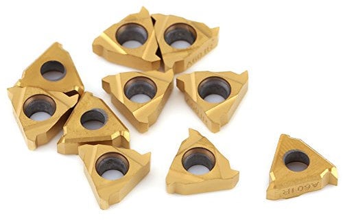 10pcs CNC Hartmetall Einsatzschneider 11IR A60 Wendeplatten für Drehmeißel mit Box