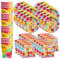 Two-tti Fruity 2nd Birthday Party Supplies Set Plates Napkins Cups Tableware Kit for 16