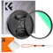 K&F Concept UV Filter 67mm mit Objektivdeckel,Reinigungstuch,Schutzfilter mit 18 Schichten Nanobeschichtungen (Nano Klear)