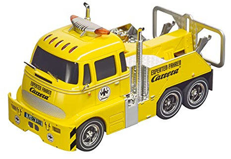 Carrera Digital 132 I Carrera Abschleppwagen Wrecker ADCC I Auto für Rennbahn | Rennbahnen und lizensierte Slotcars | bis zu 6 Spieler | Für Jungs & Mädchen ab 8 Jahren & Erwachsene, Gelb