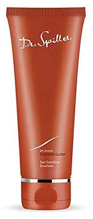 Dr. Spiller - SUMMER GLOW Sun Sensitive Emulsion SPF 30 | Wasserfeste Emulsion für Gesicht und Körper | Für empfindliche Haut geeignet | Maximal Feuchtigkeitsspendend