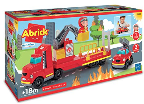 Jeu de construction Ecoiffier Intervention pompier Abrick